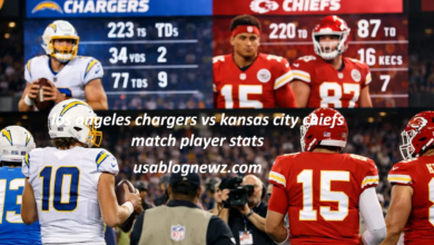 Los Angeles Chargers vs Kansas City Chiefs Match Player Stats