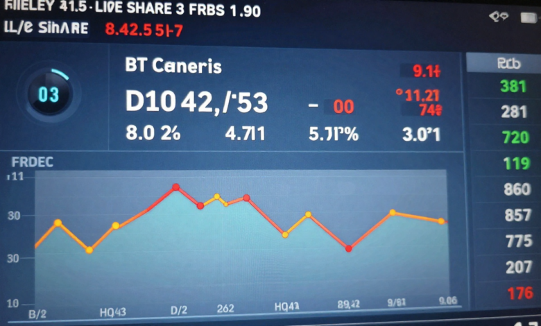 bt share price