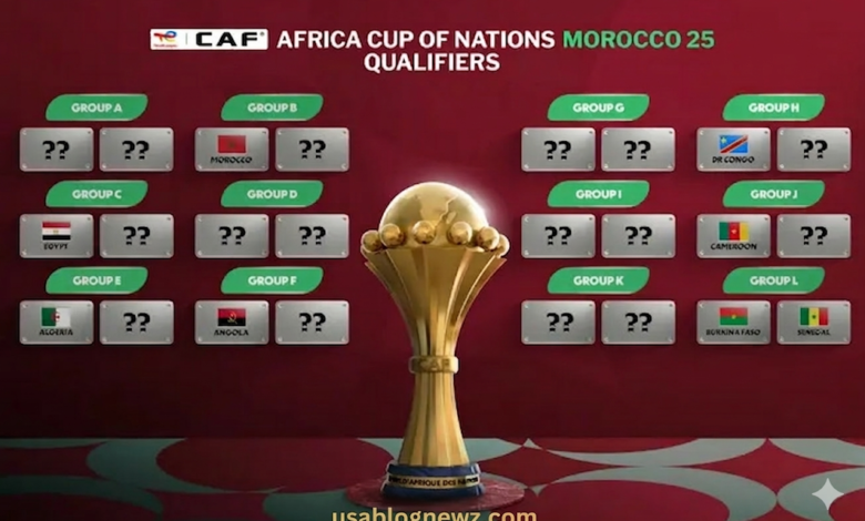 afcon qualifiers table